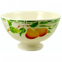 Bol en faience décor poires 55cl