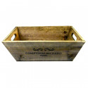 Corbeille en bois rétro Comptoirs Richard