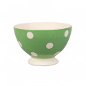 Bol à pois blancs vert 30cl
