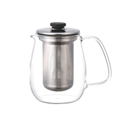 Théière en verre Unitea avec filtre Kinto 0.68L
