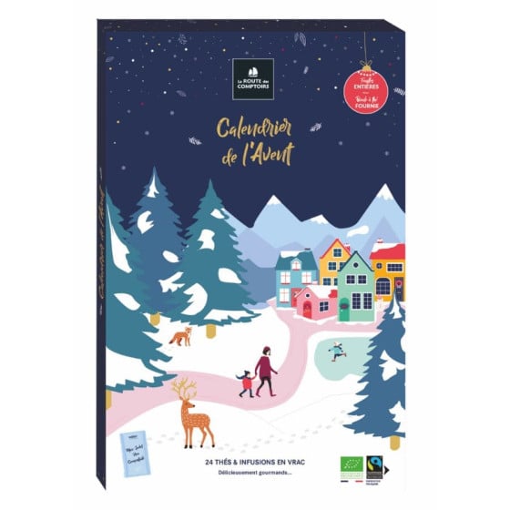 Calendrier de l'Avent Thé & Infusion bio en vrac - LRDC