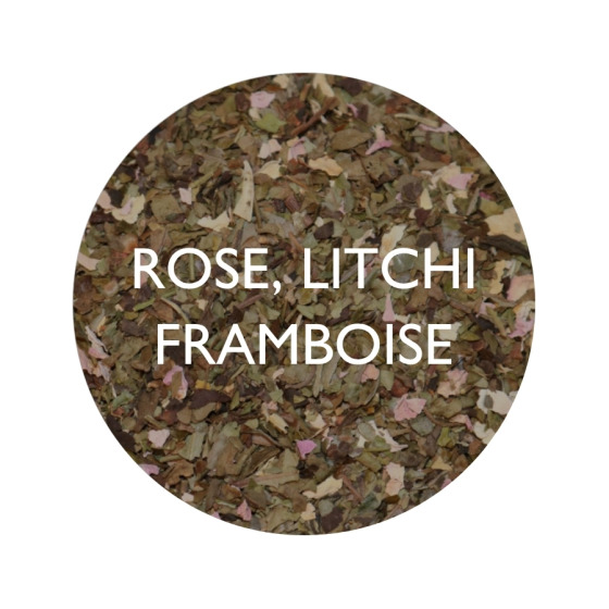 Thé blanc rose litchi bio 100g