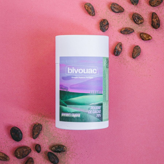 Cacao en poudre 70% - Bivouac 200g