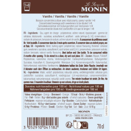 Sirop vanille sans sucre 25 cl