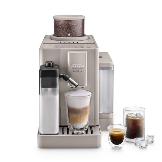 Machine à café grains DELONGHI RIVELIA START FEB 4255.BG BEIGE SABLE