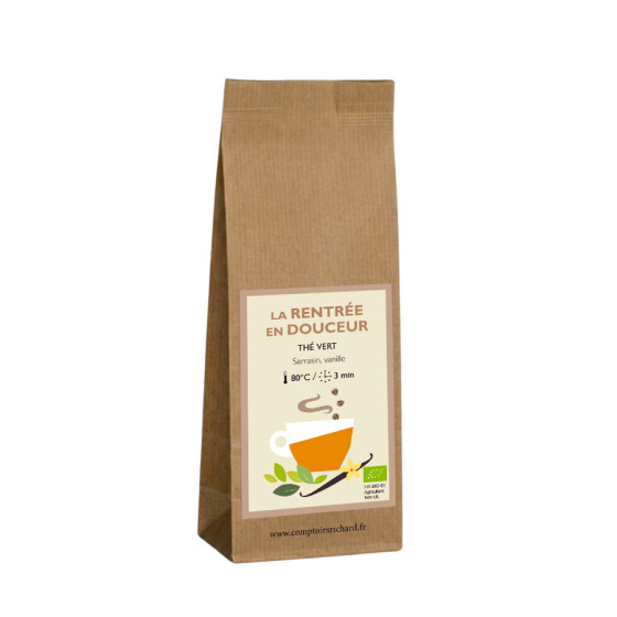 Thé vert rentrée en douceur bio - 100g