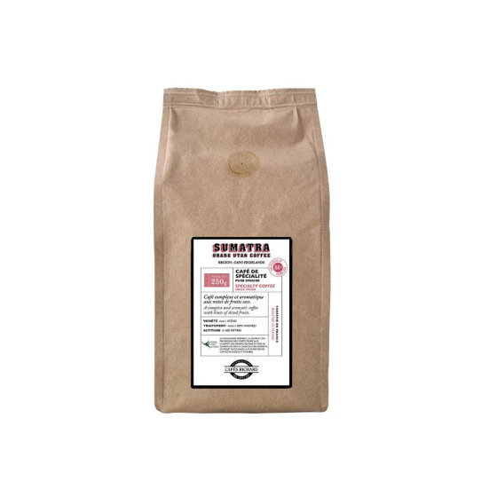 Café sumatra "Orang Utang" moulu 250G