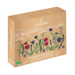 Calendrier de l'avent infusions bio - Comptoir d'herboristerie