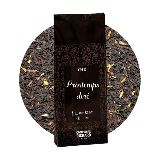 Thé noir Printemps Doré Bio 100g