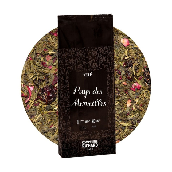 Thé vert pays des merveilles bio 100g