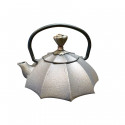 Théière miniature origami en fonte bronze 0,1L