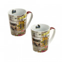 Coffret 2 mugs en porcelaine Rues de Paris