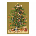 Carte postale de Noël Sapin 3D