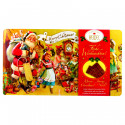 Boîte Nostalgie motif relief Noël de 4 tablettes de chocolat supérieur au lait