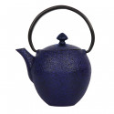 Théière en fonte bleue effet granité 0,33L