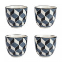 Set 4 gobelets céramique Loza 10cl