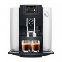 Robot café JURA E6 Platina Aroma + 2 étuis 250g de café ET 2 paires-tasses expresso Perle Noire ET Livre 1001 Secrets sur le caf