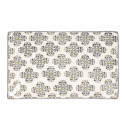 Plateau céramique Santiago grandes fleurs 29x17cm