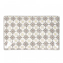 Plateau céramique Santiago arabesques a carreaux 29x17cm