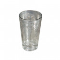 Set de 6 verres à thé motifs argenté