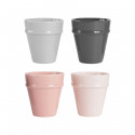 Set de 4 gobelets ring rose et gris 12.5cl