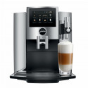 Robot café JURA S8 Chrome + 2 étuis 250g de café ET 4 paires-tasses expresso ET Livre 1001 Secrets sur le café OFFERT