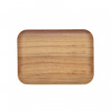 Plateau rectangulaire à bord blanc