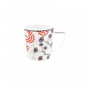 Mug blanc fleurettes colorées 30cl