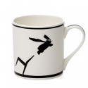 Mug motif lapin super héro 30cl