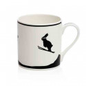 Mug motif lapin ski 30cl