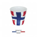 Gobelet froissé expresso drapeau Norvège 8cl