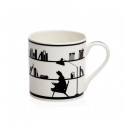 Mug motif lapin bibliothèque 30cl