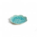 Coupelle hortensia turquoise en porcelaine du japon